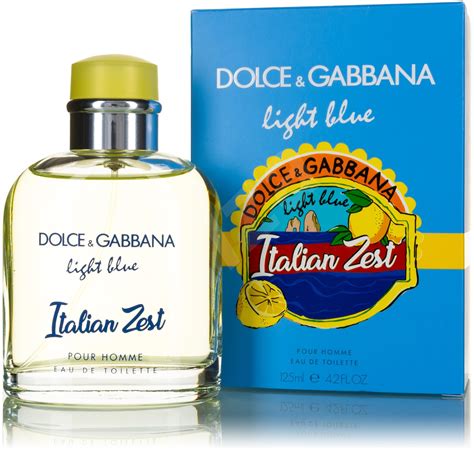 dolce gabbana light blue italian zest homme